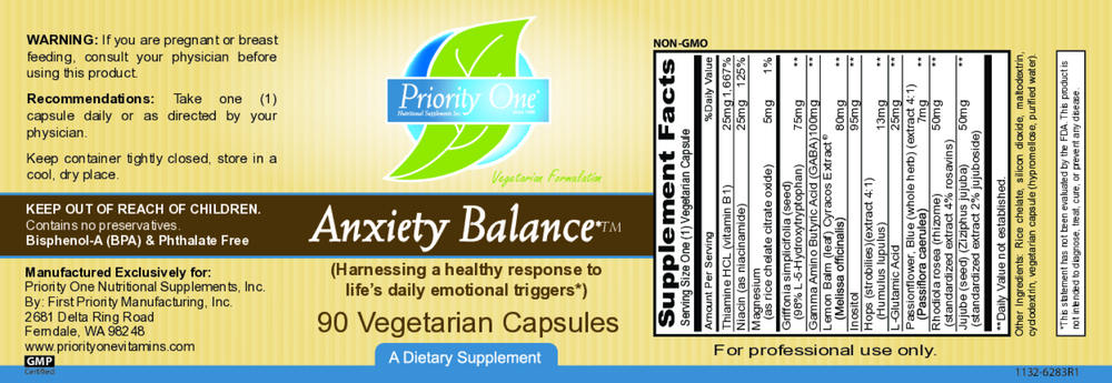 Product image for Anxiety Balance.