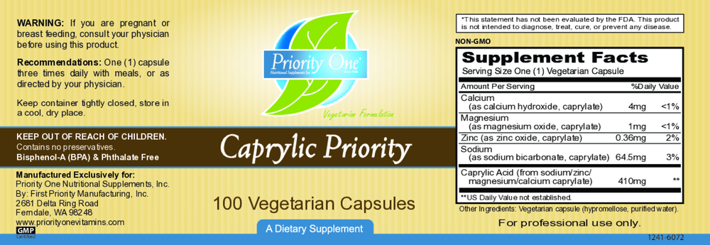 Product image for Caprylic&#x2F;Priority.