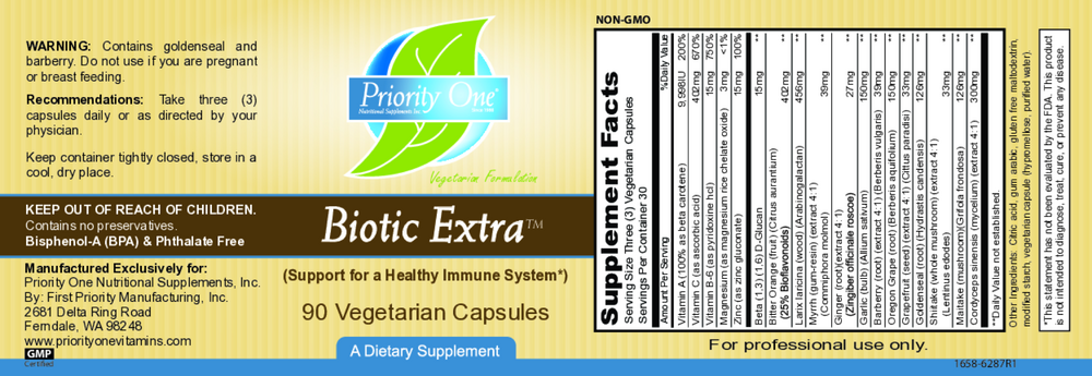 Product image for Biotic Extra.