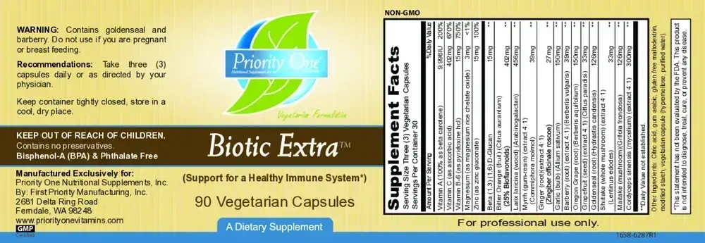 Product image for Biotic Extra.