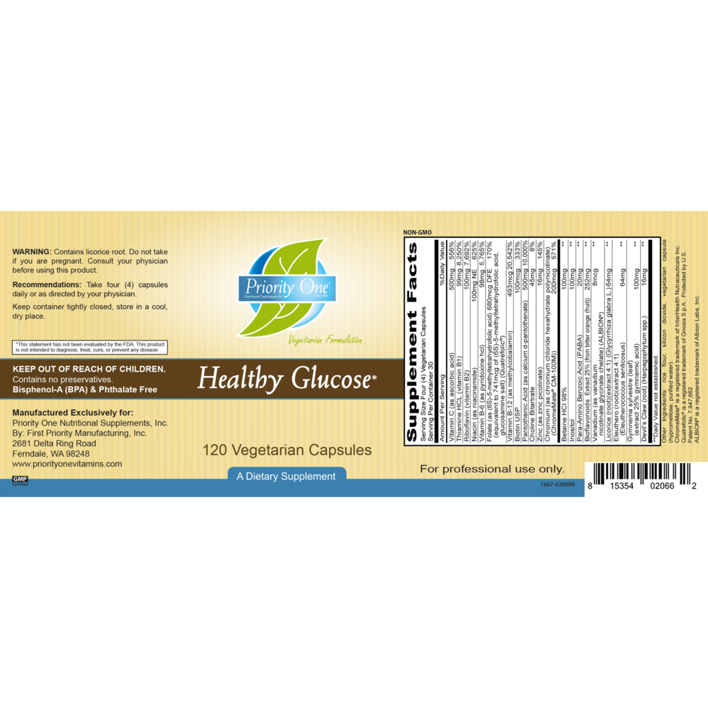 Product image for Healthy Glucose.