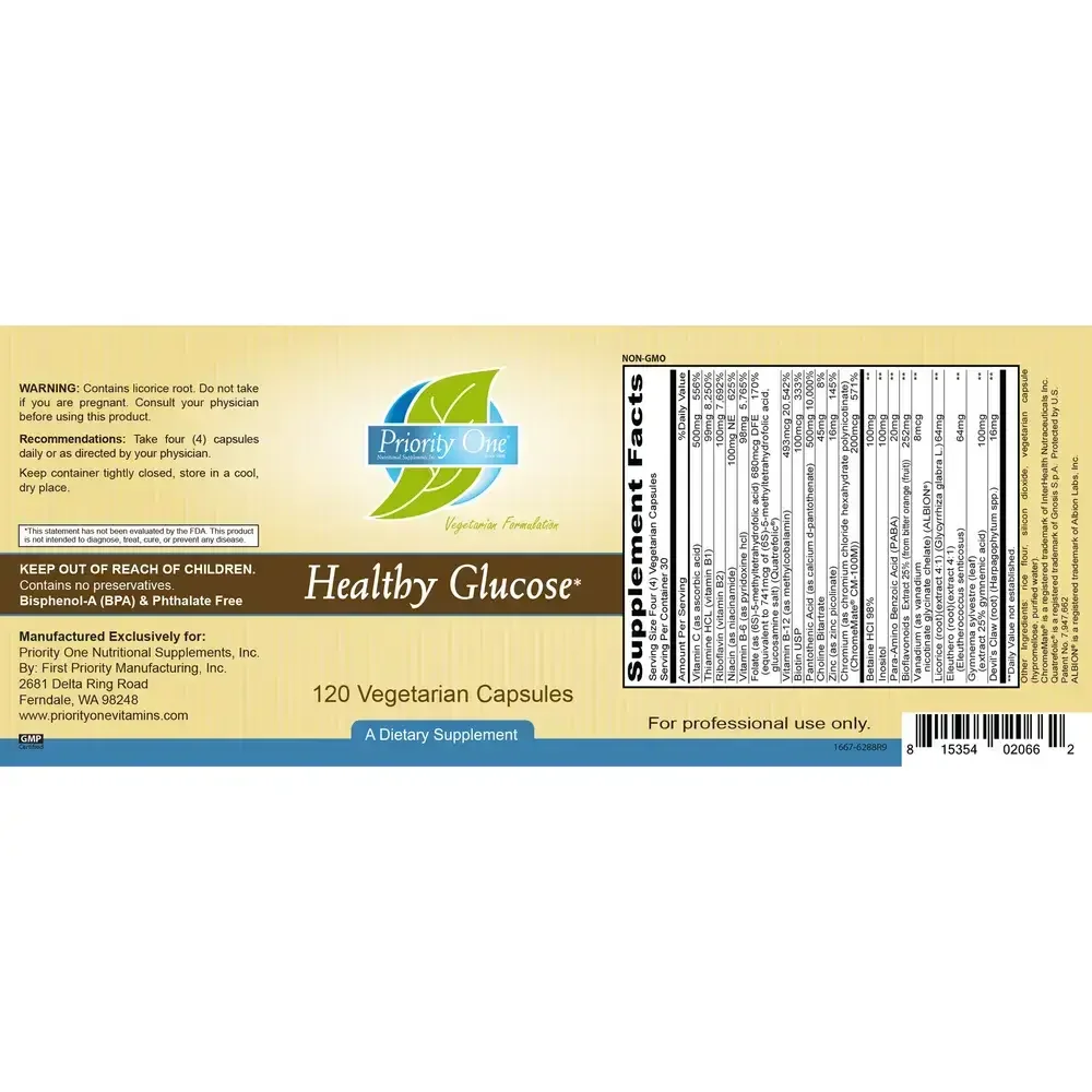 Product image for Healthy Glucose.