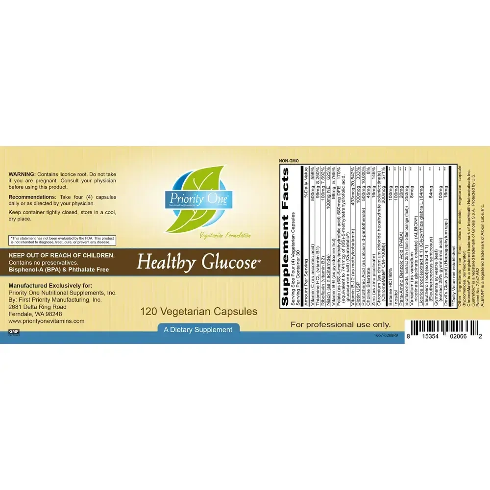 Product image for Healthy Glucose.