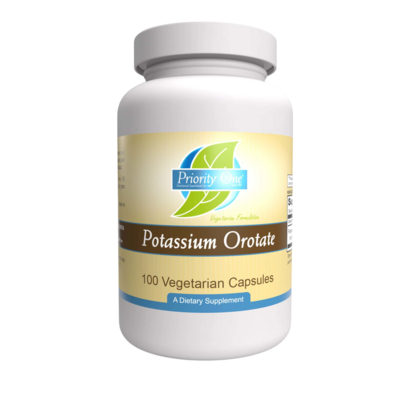 Potassium Orotate 500mg 100 capsules