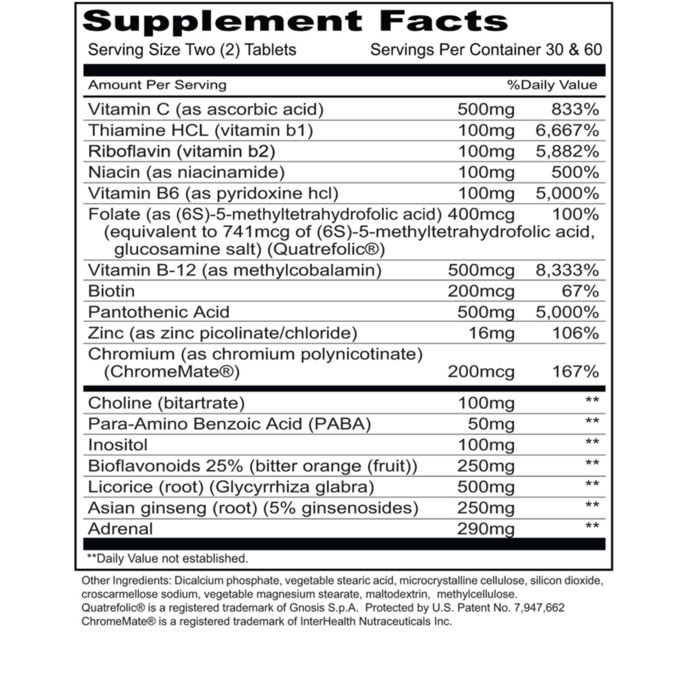 Product image for Mega Stress Formula.