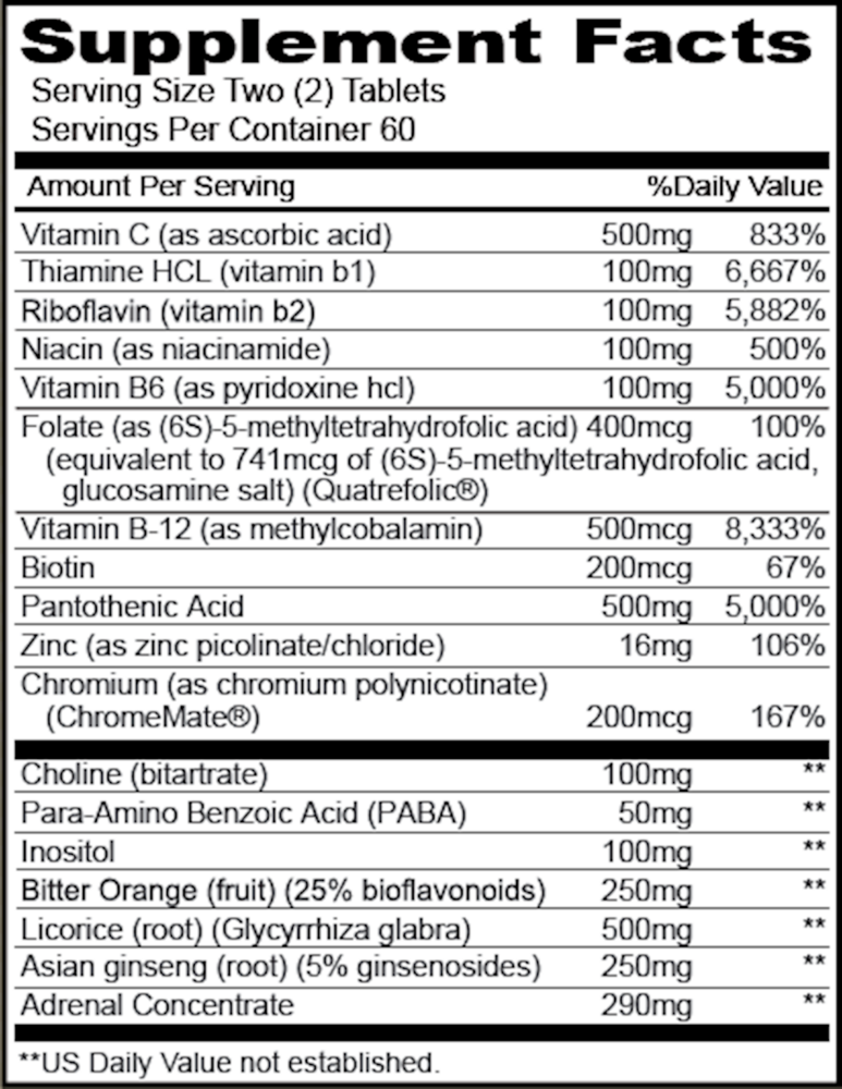 Product image for Mega Stress Formula.