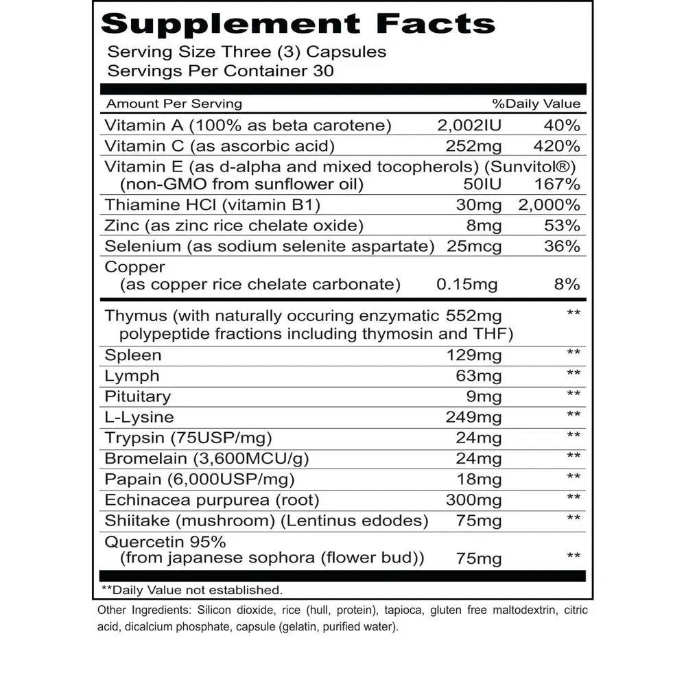 Product image for Immuno Caps.