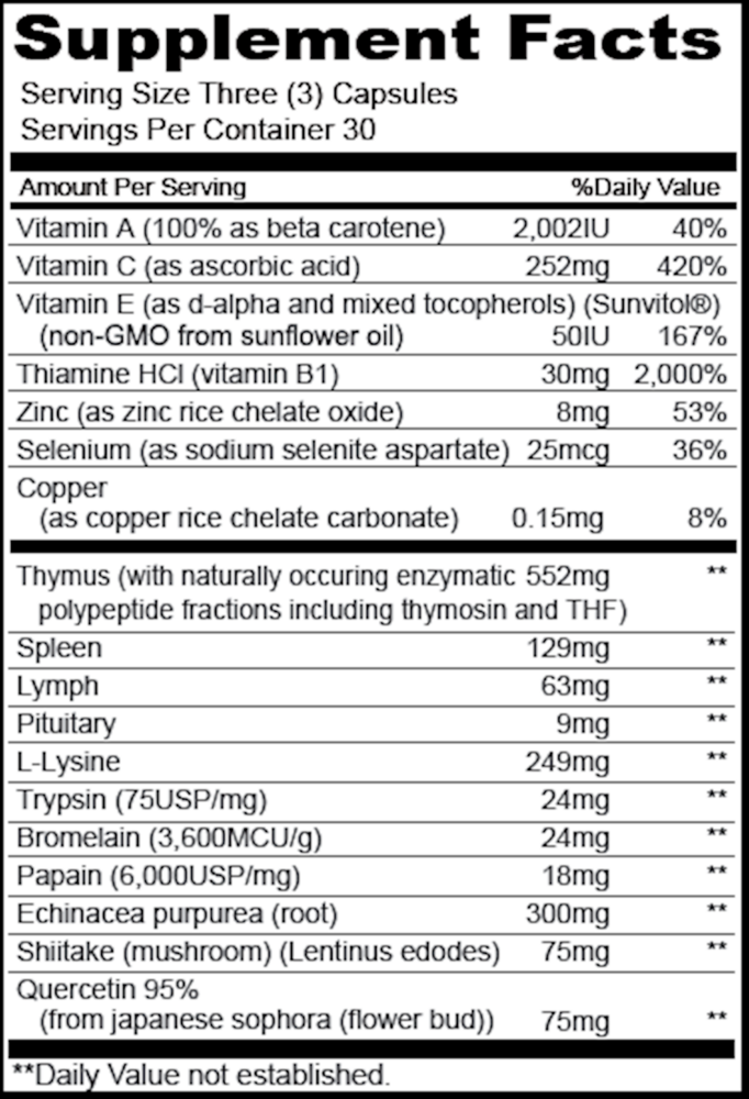 Product image for Immuno Caps.