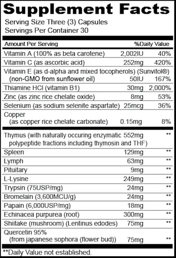 Product image for Immuno Caps.