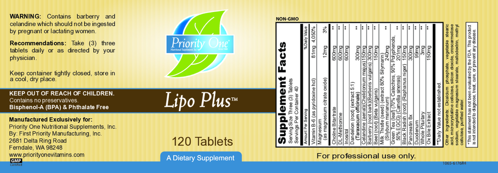 Product image for Lipo Plus.