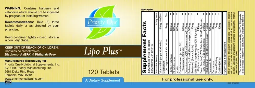 Product image for Lipo Plus.