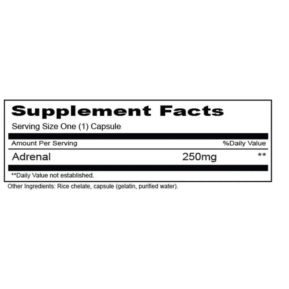 Product image for Adrenal 250mg.