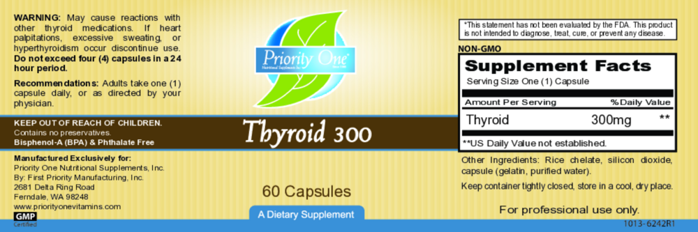 Product image for Thyroid 300mg.