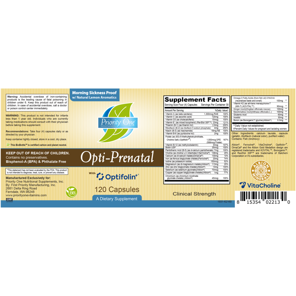 Product image for Opti-Prenatal.