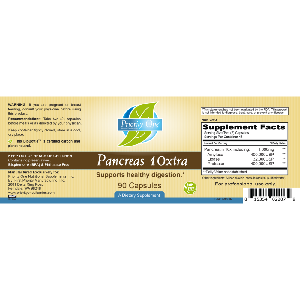 Product image for Pancreas 10xtra.