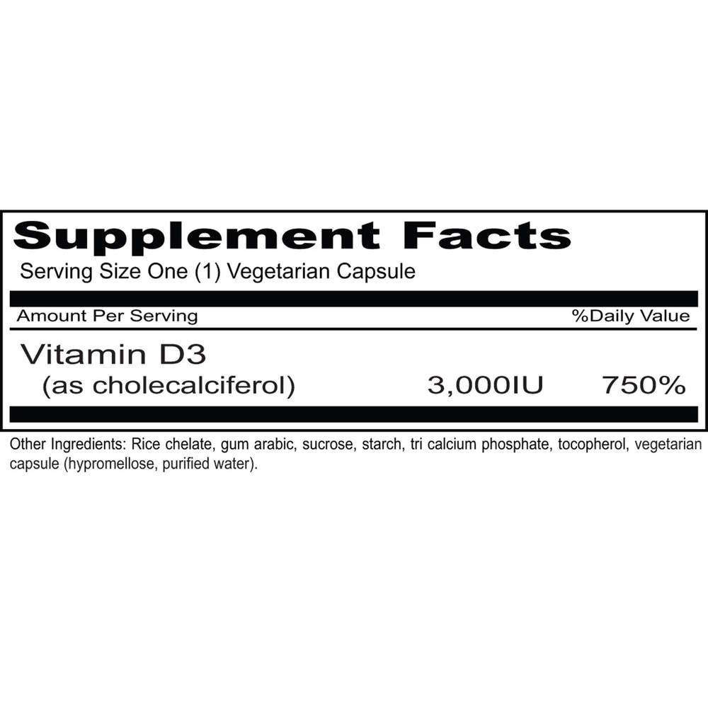 Product image for Sun-D3 3,000 IU.