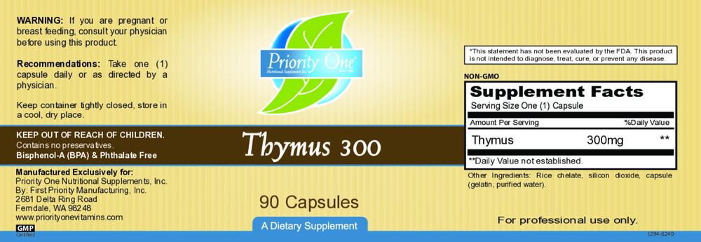 Product image for Thymus 300mg.