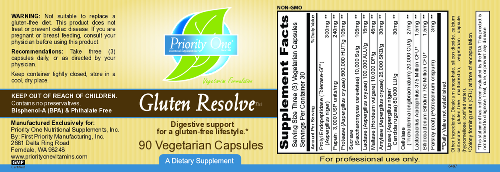 Product image for Gluten Resolve.