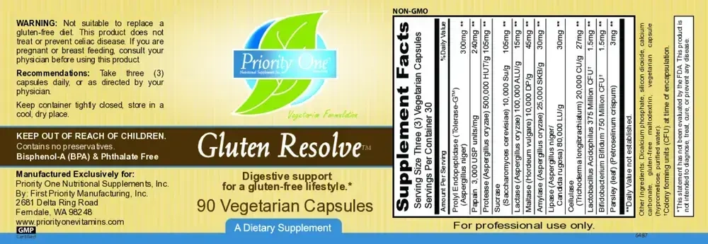 Product image for Gluten Resolve.