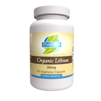 Lithium Organic 30mg 100 capsules
