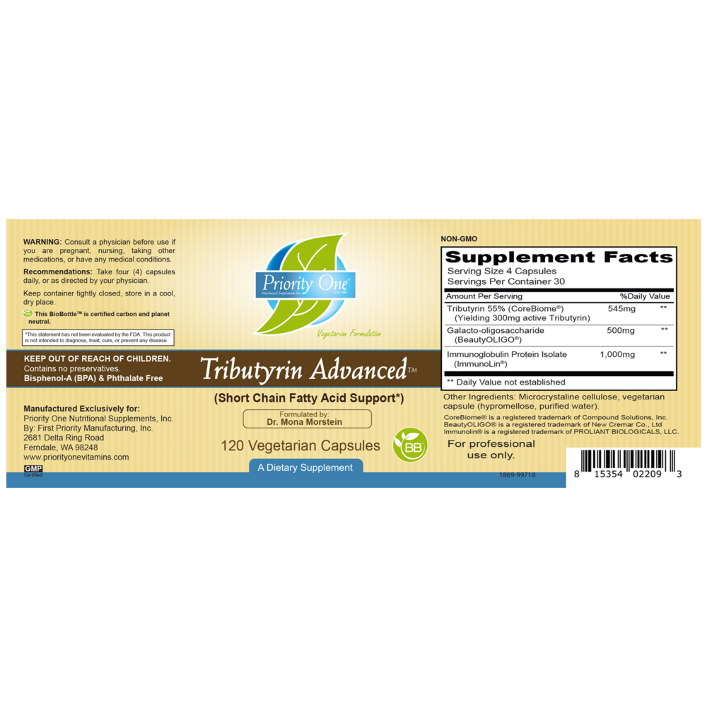 Product image for Tributyrin Advanced.