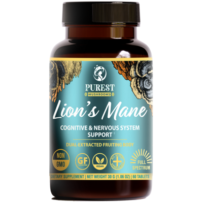 Lions Mane Mushroom Extract 60 tablets