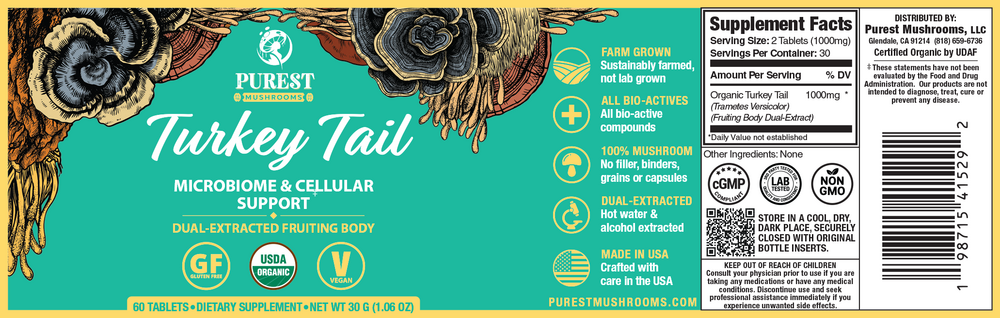 Product image for Turkey Tail Mushroom Extract.