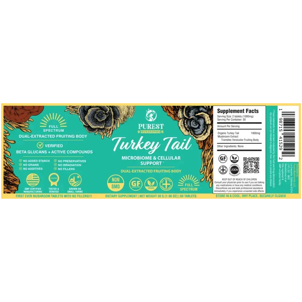 Product image for Turkey Tail Mushroom Extract.