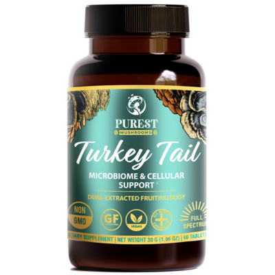 Turkey Tail Mushroom Extract 60 tablets
