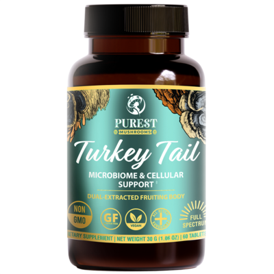 Turkey Tail Mushroom Extract 60 tablets