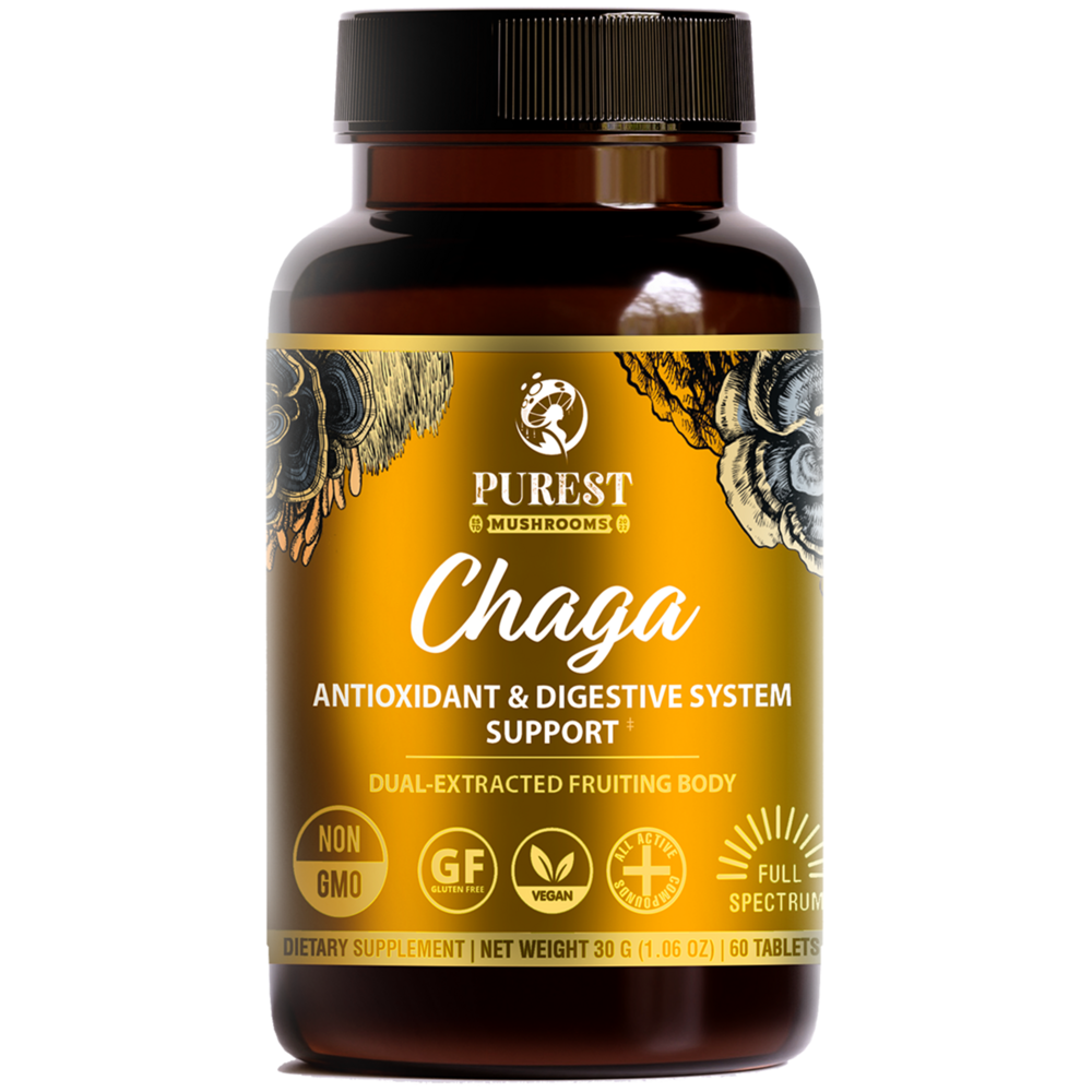 Product image for Chaga Mushroom Extract.