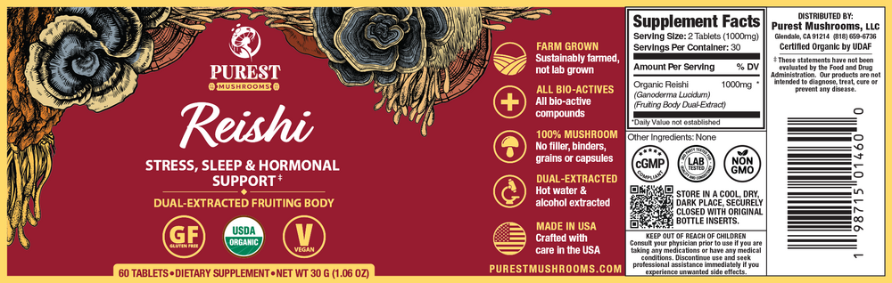 Product image for Reishi Mushroom Extract.