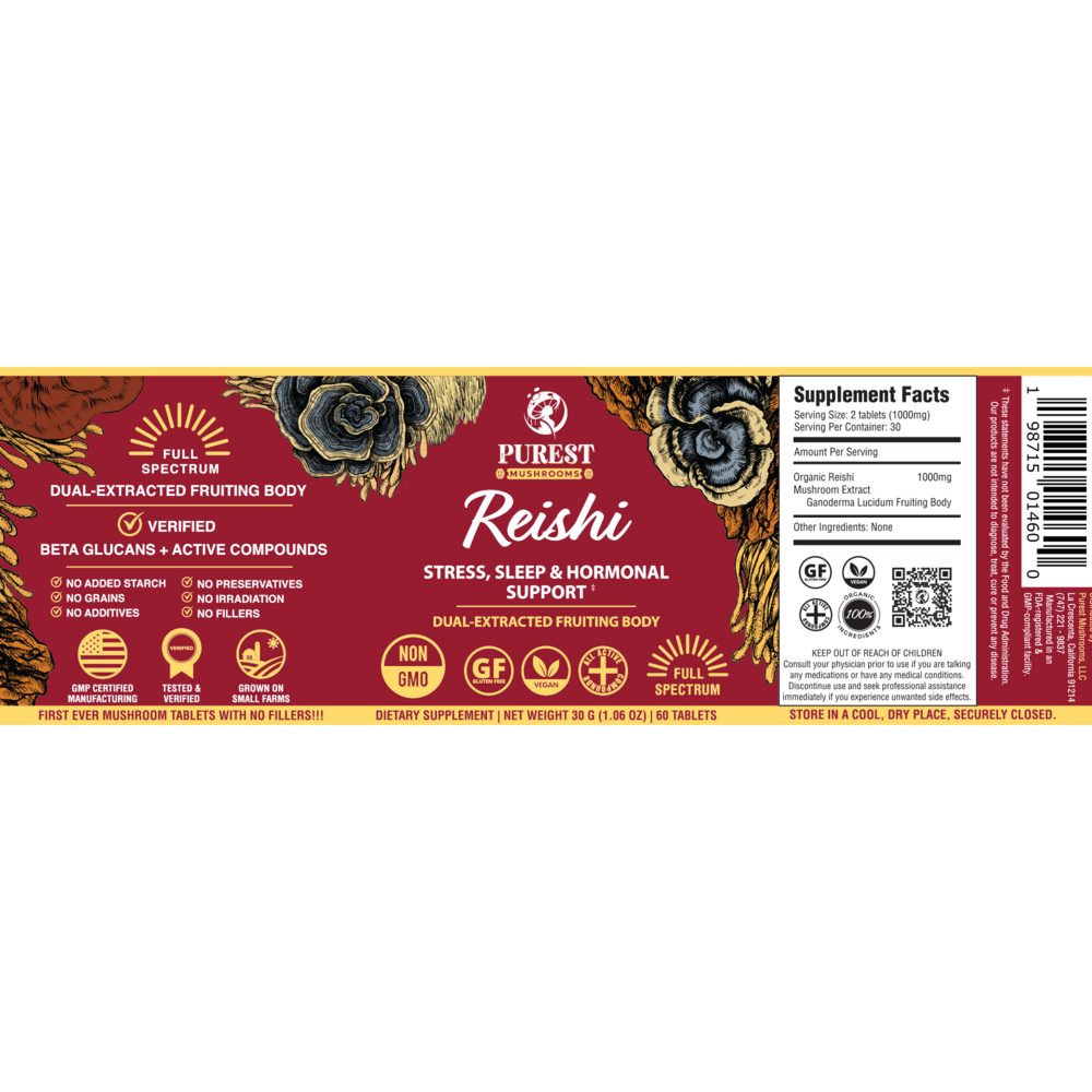 Product image for Reishi Mushroom Extract.