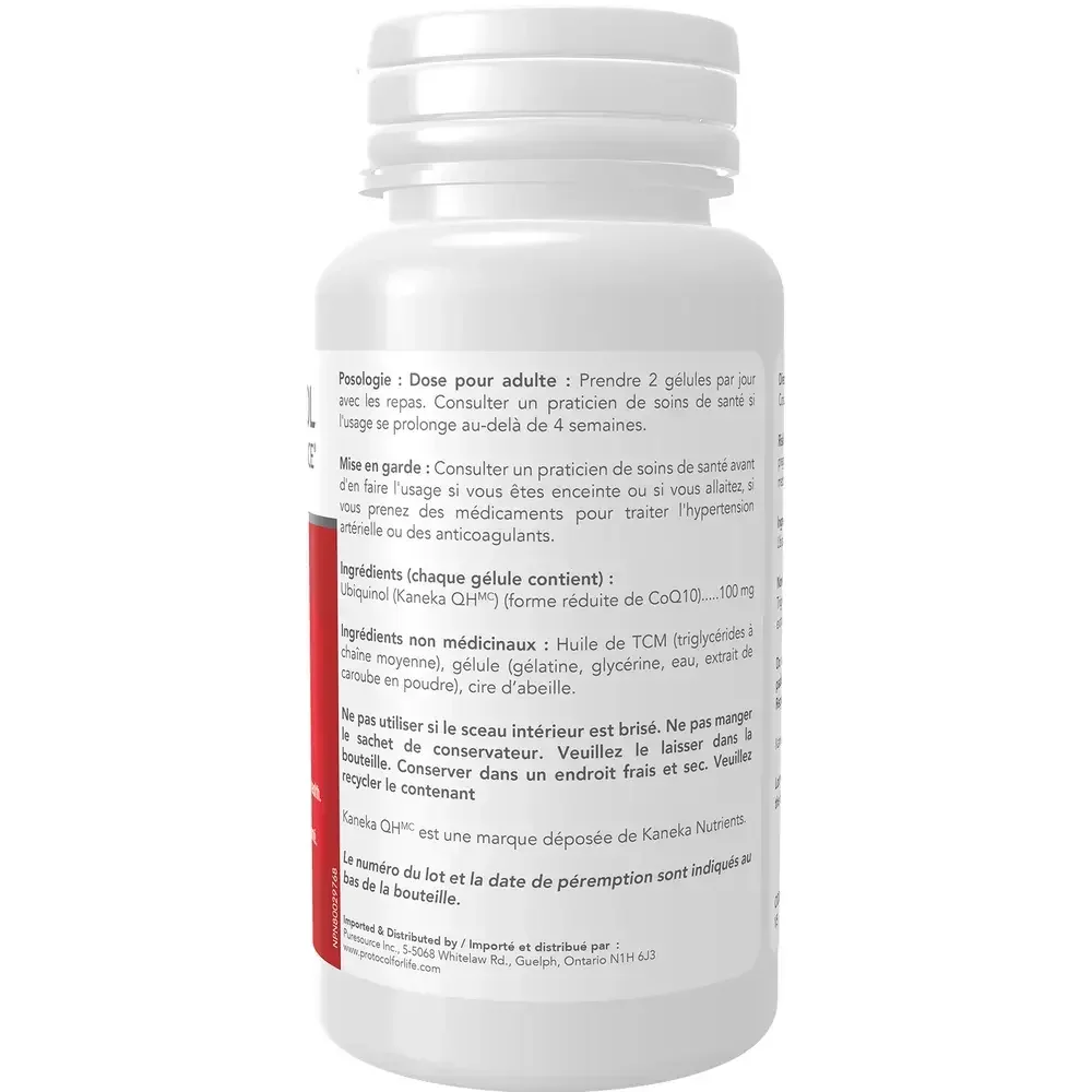 Product image for Ubiquinol, 100 mg.