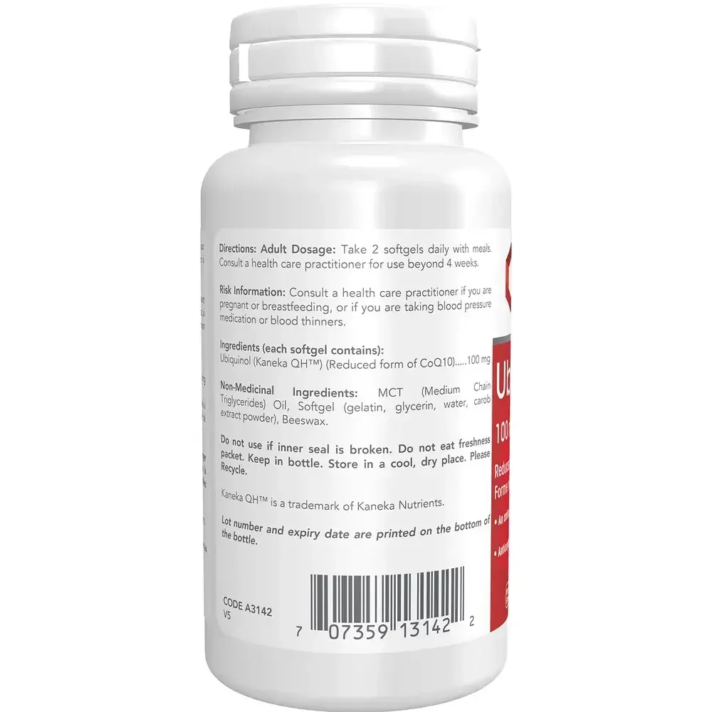 Product image for Ubiquinol, 100 mg.