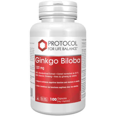 Ginkgo Biloba 120mg/24% Plus