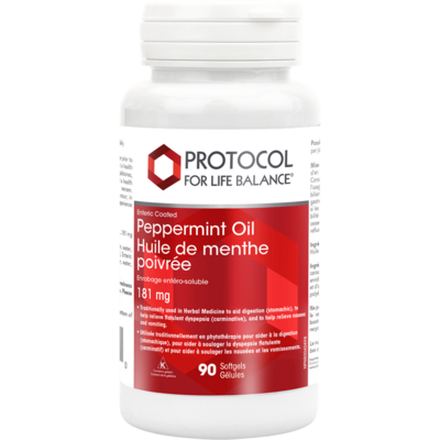 Product image for Peppermint Oil (90 Softgels). Discontinued.