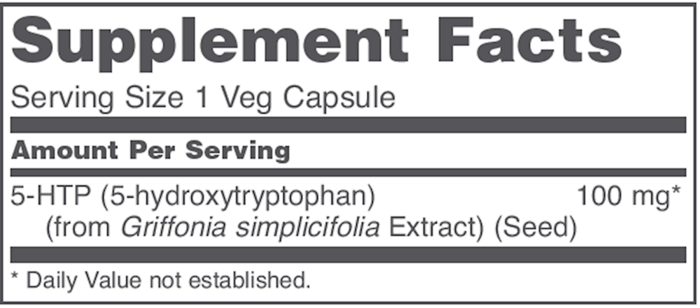 Product image for 5-HTP 100mg.