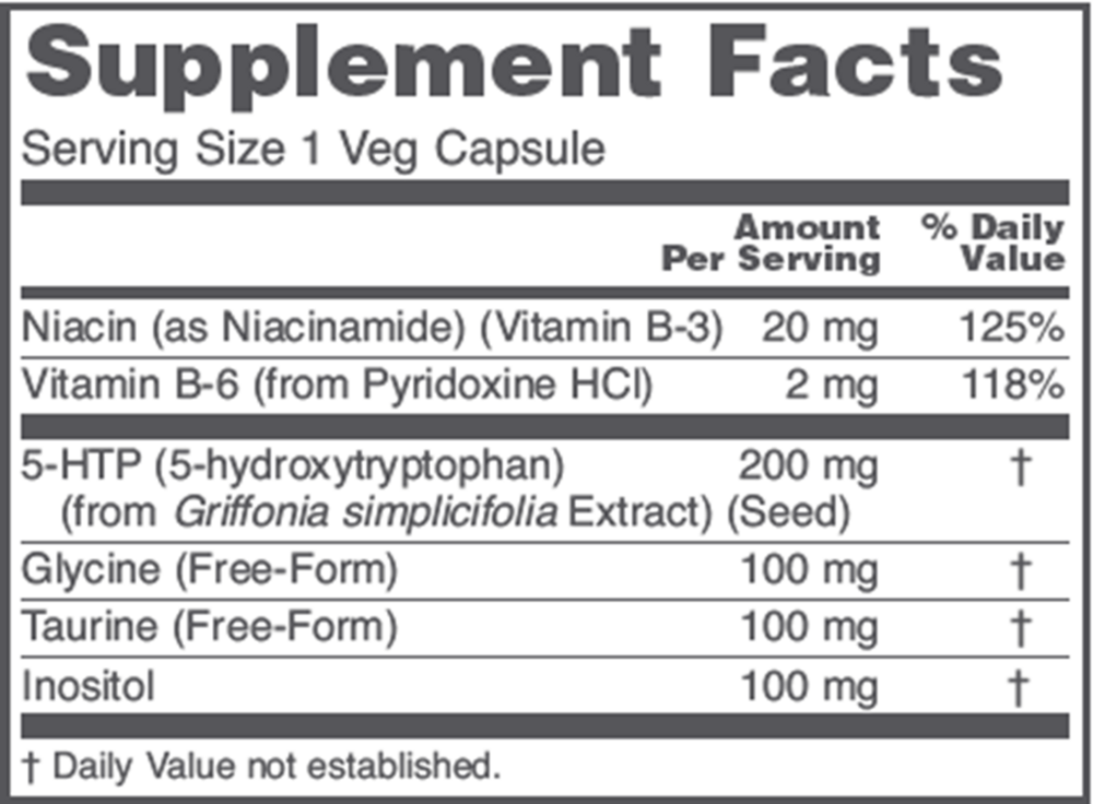 Product image for 5-HTP 200mg.