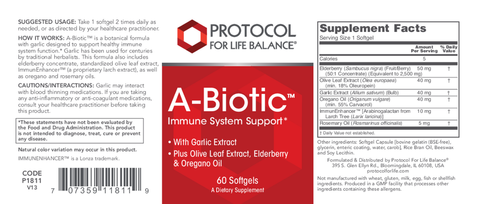 Product image for A-Biotic.