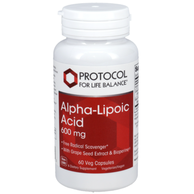 Alpha Lipoic Acid 600mg 60 capsules