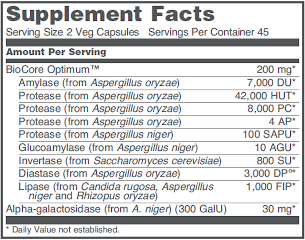 Product image for BioCore Enhanced Enzymes.