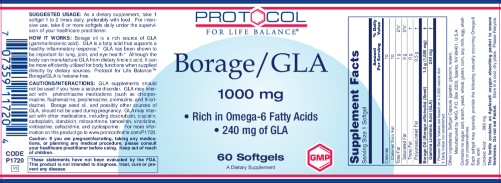 Product image for Borage / GLA 1000mg.