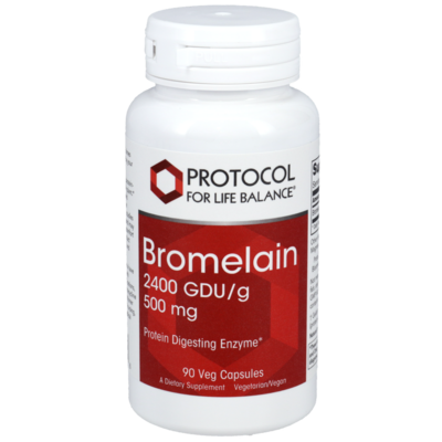 Bromelain 2400 GDU/g 500mg 90 capsules