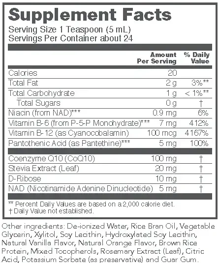 Product image for CoQ10 Liquid 100mg.