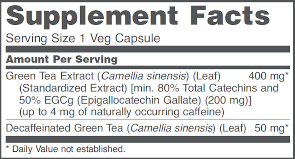 Product image for EGCg Green Tea Extract.