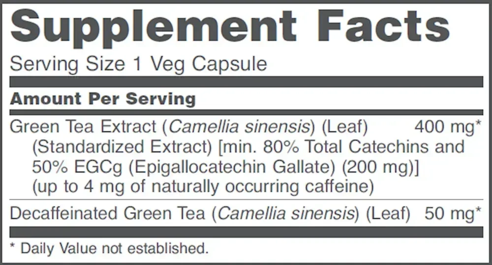 Product image for EGCg Green Tea Extract.