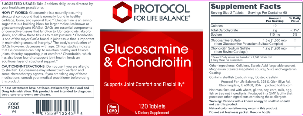 Product image for Glucosamine and Chondroitin Extra Strength.