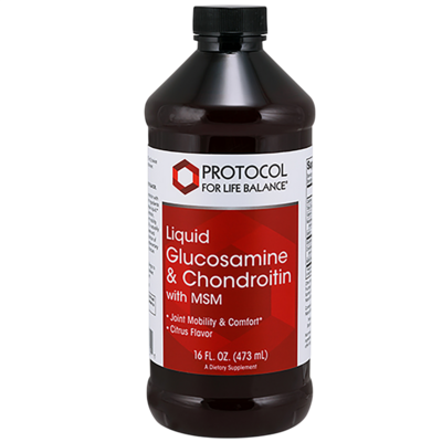 Glucosamine and Chondroitin Liq + MSM 473 Milliliters