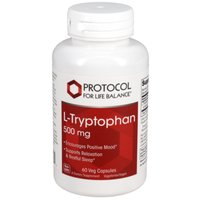 L-Tryptophan 500mg 60 capsules